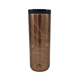 Starbucks collectible Siren Insulated Tumbler Rose Gold mug EVC 16oz